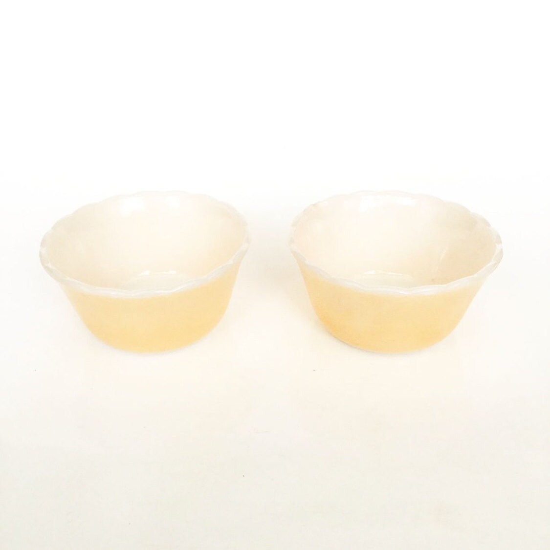 Fire King Peach Vintage Ovenware Bowls