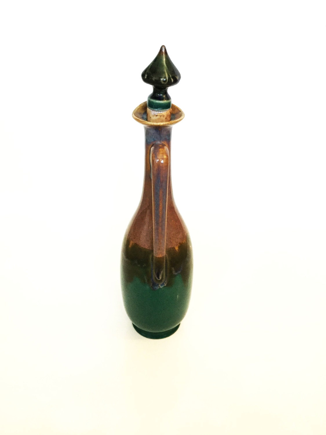 Vintage French Ceramic Decanter