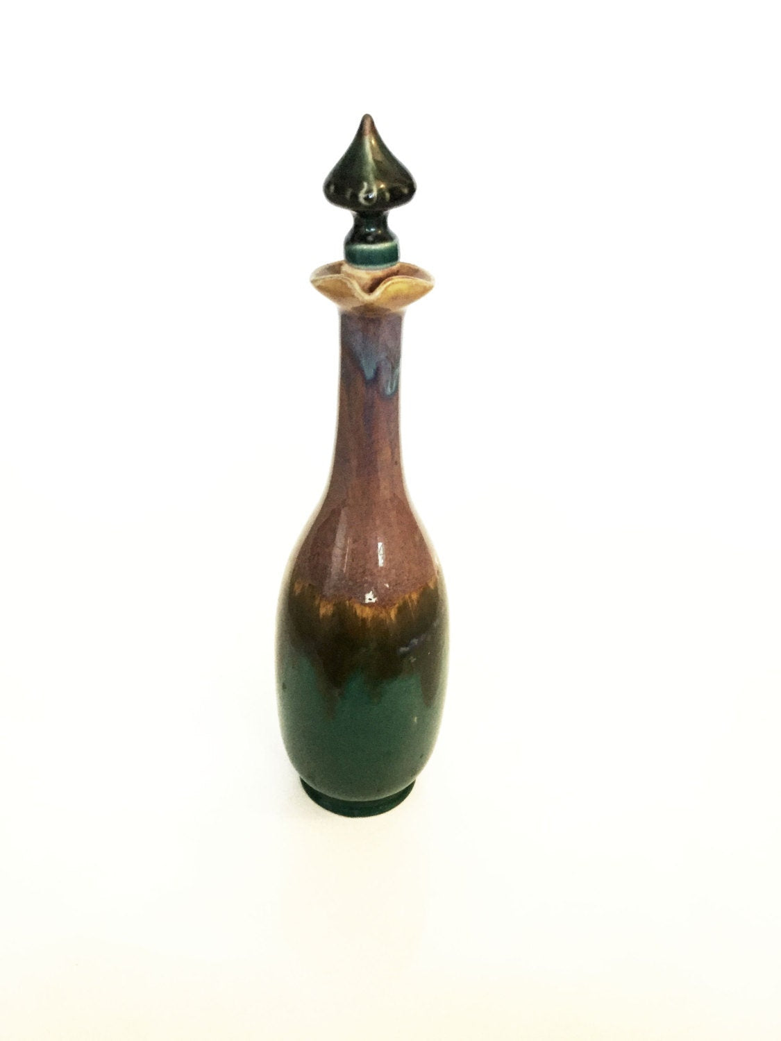 Vintage French Ceramic Decanter