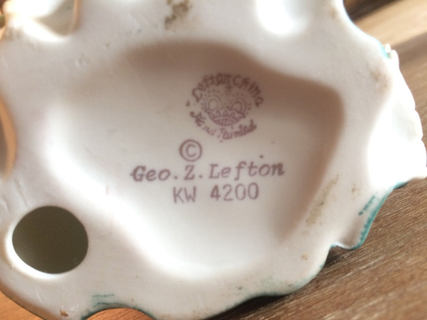 Lefton January Girl Figurine