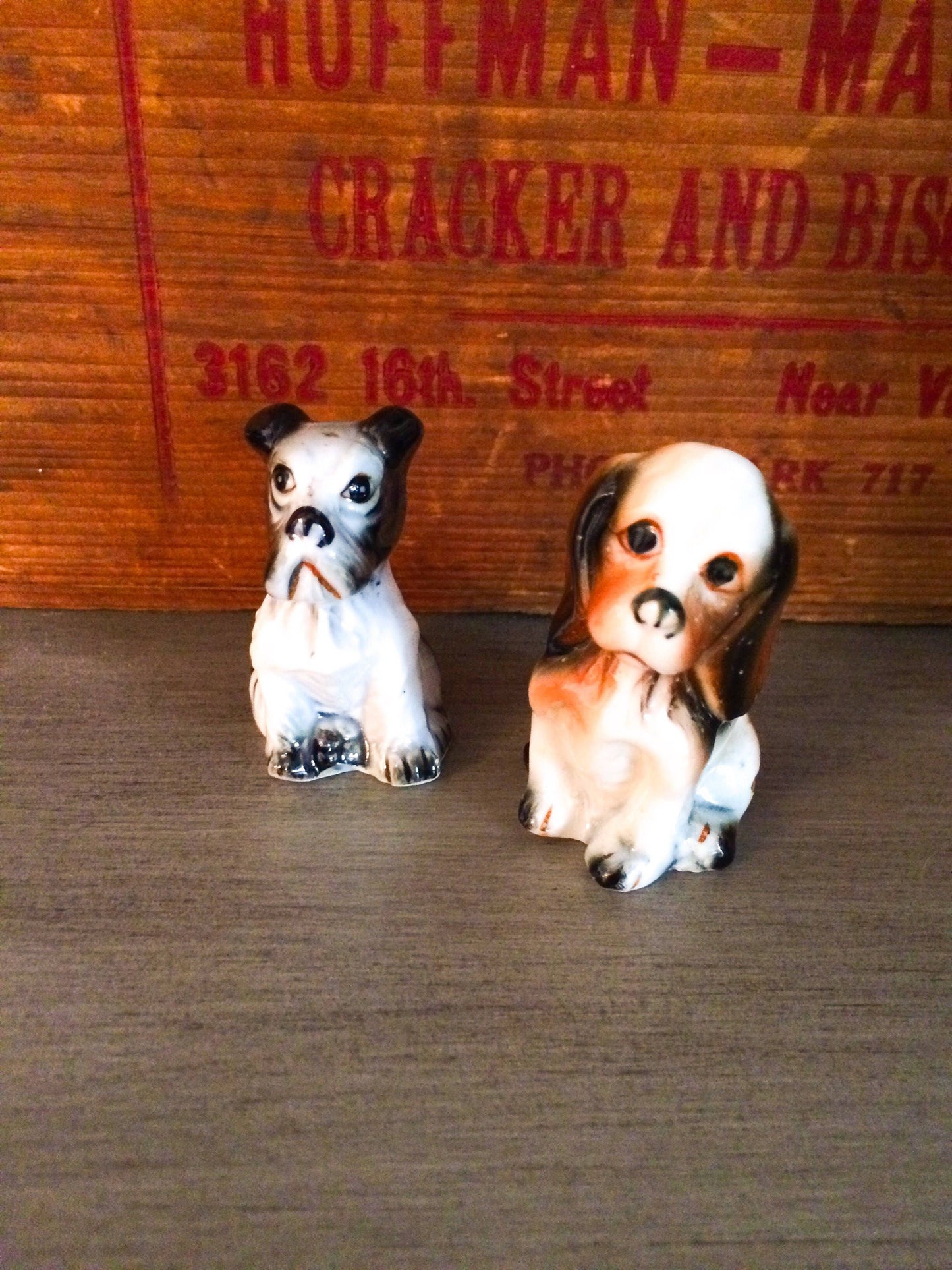 Vintage Sad Eyed Dog Figurine I Shin