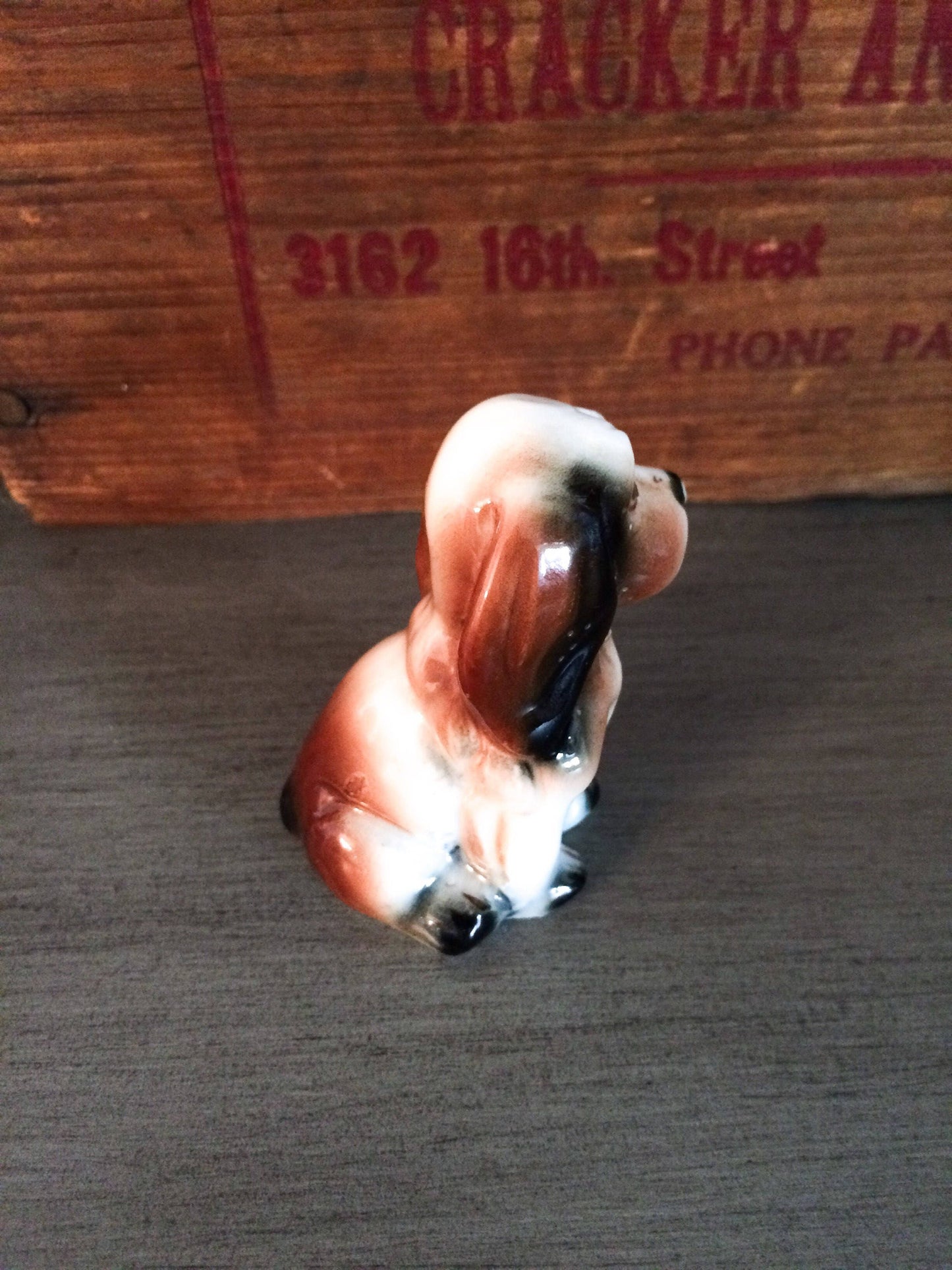 Vintage Sad Eyed Dog Figurine I Shin