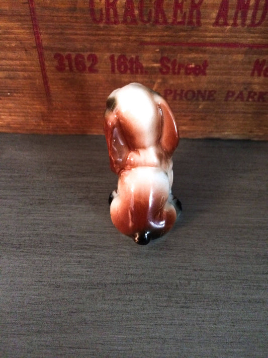 Vintage Sad Eyed Dog Figurine I Shin