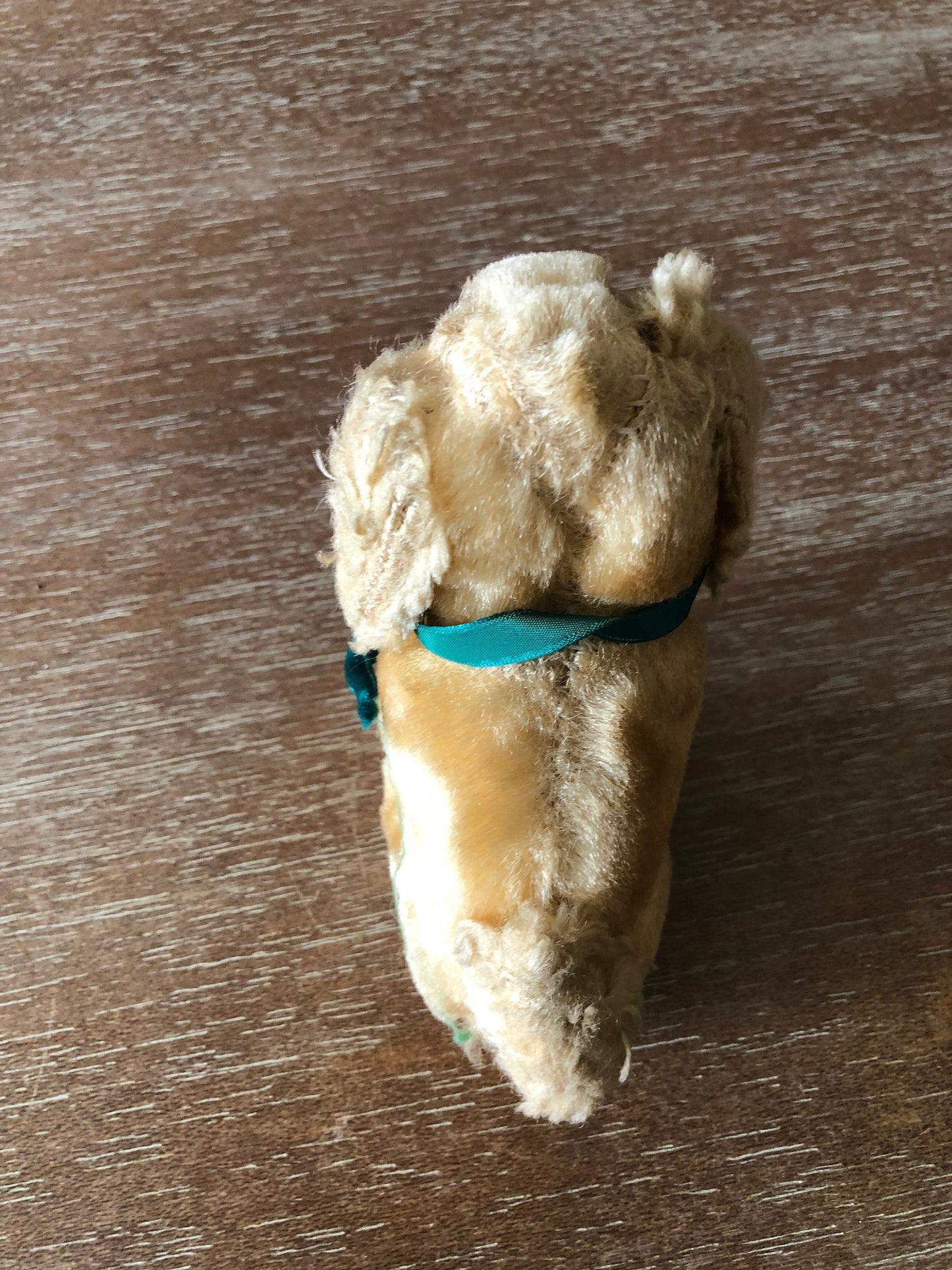 Vintage Sawdust Stuffed Mohair Spaniel Dog