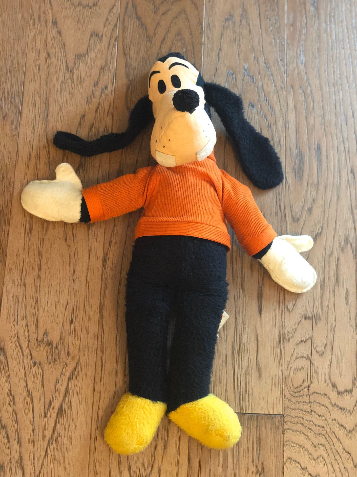 Vintage Walt Disney Productions Goofy Plush Stuffed Goofy Doll