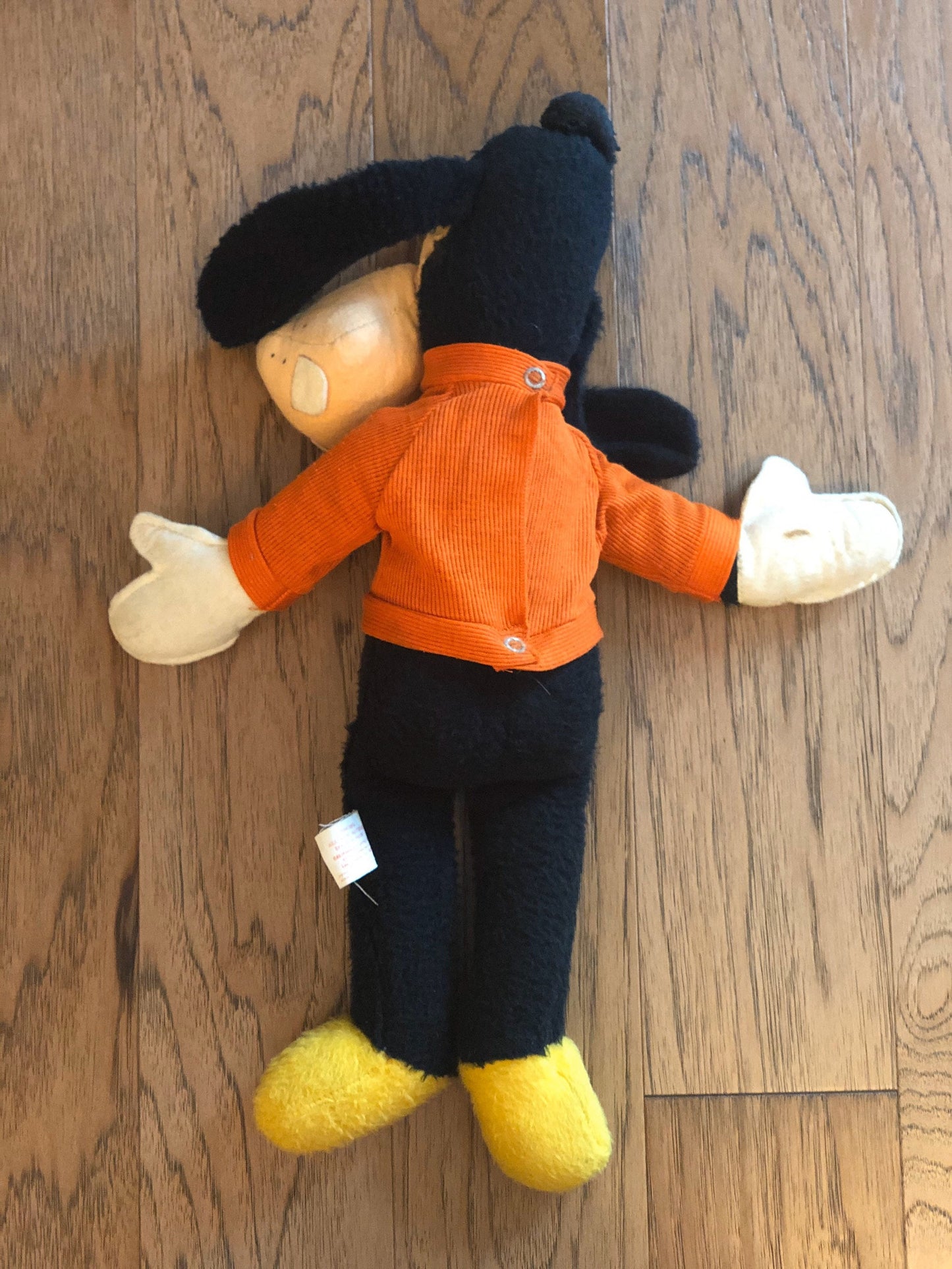 Vintage Walt Disney Productions Goofy Plush Stuffed Goofy Doll