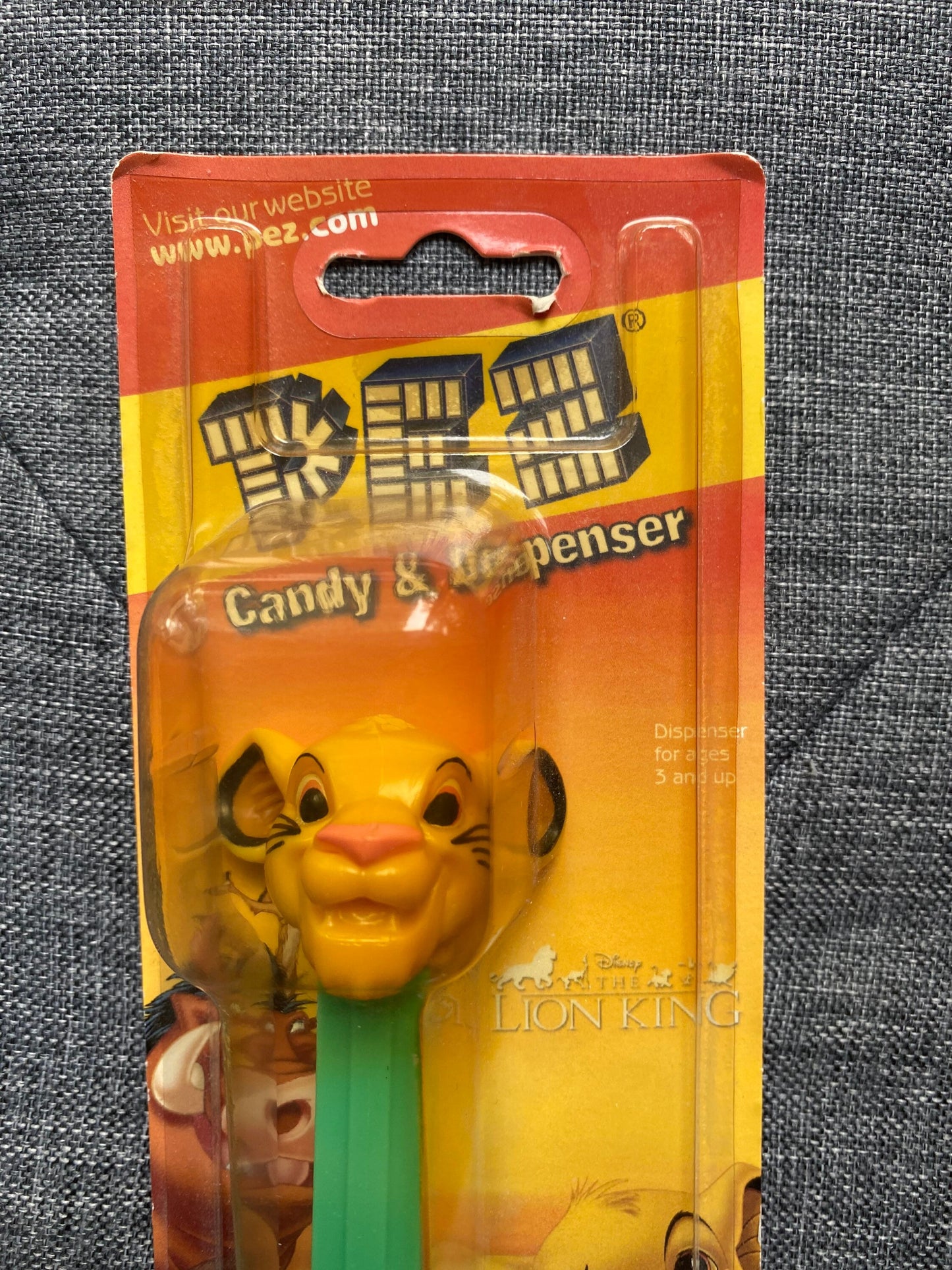 Walt Disney Lion King Pez Dispenser Simba NIB Disney Pez Collectible