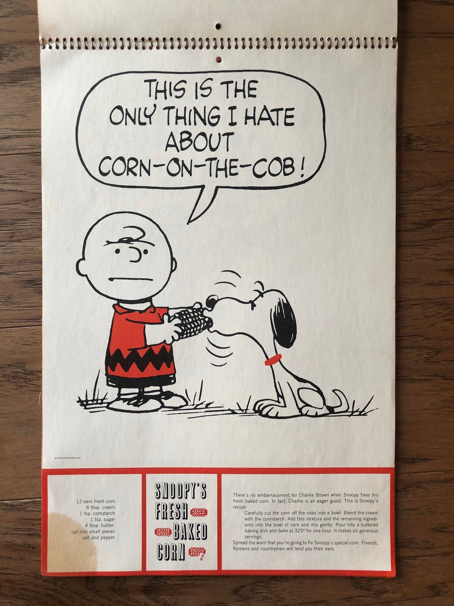 Vintage Snoopy’s Gourmet Guide by Charles M Schulz