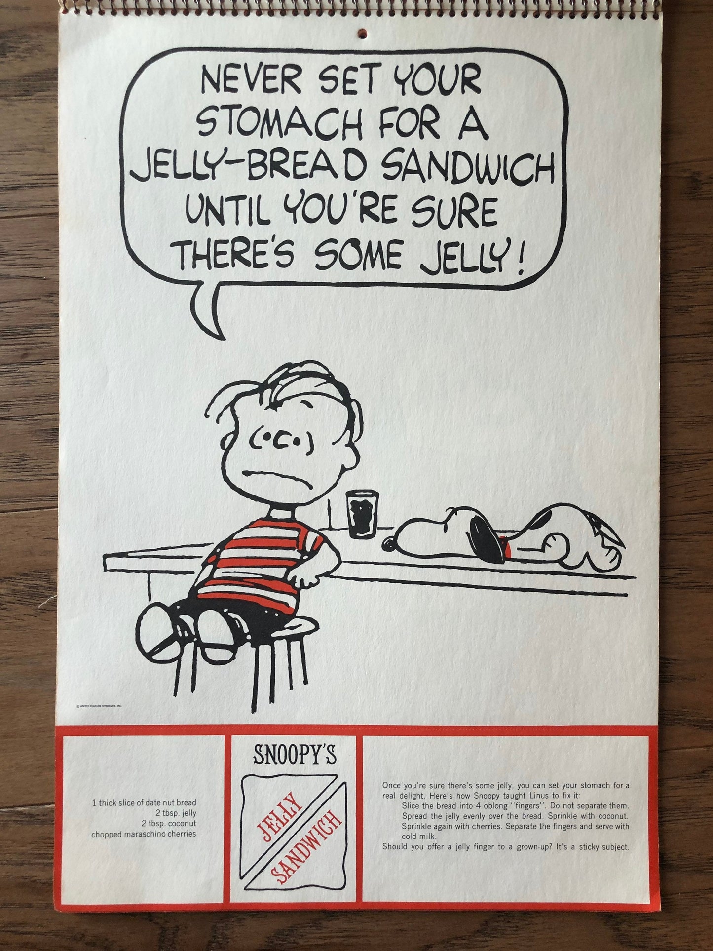 Vintage Snoopy’s Gourmet Guide by Charles M Schulz