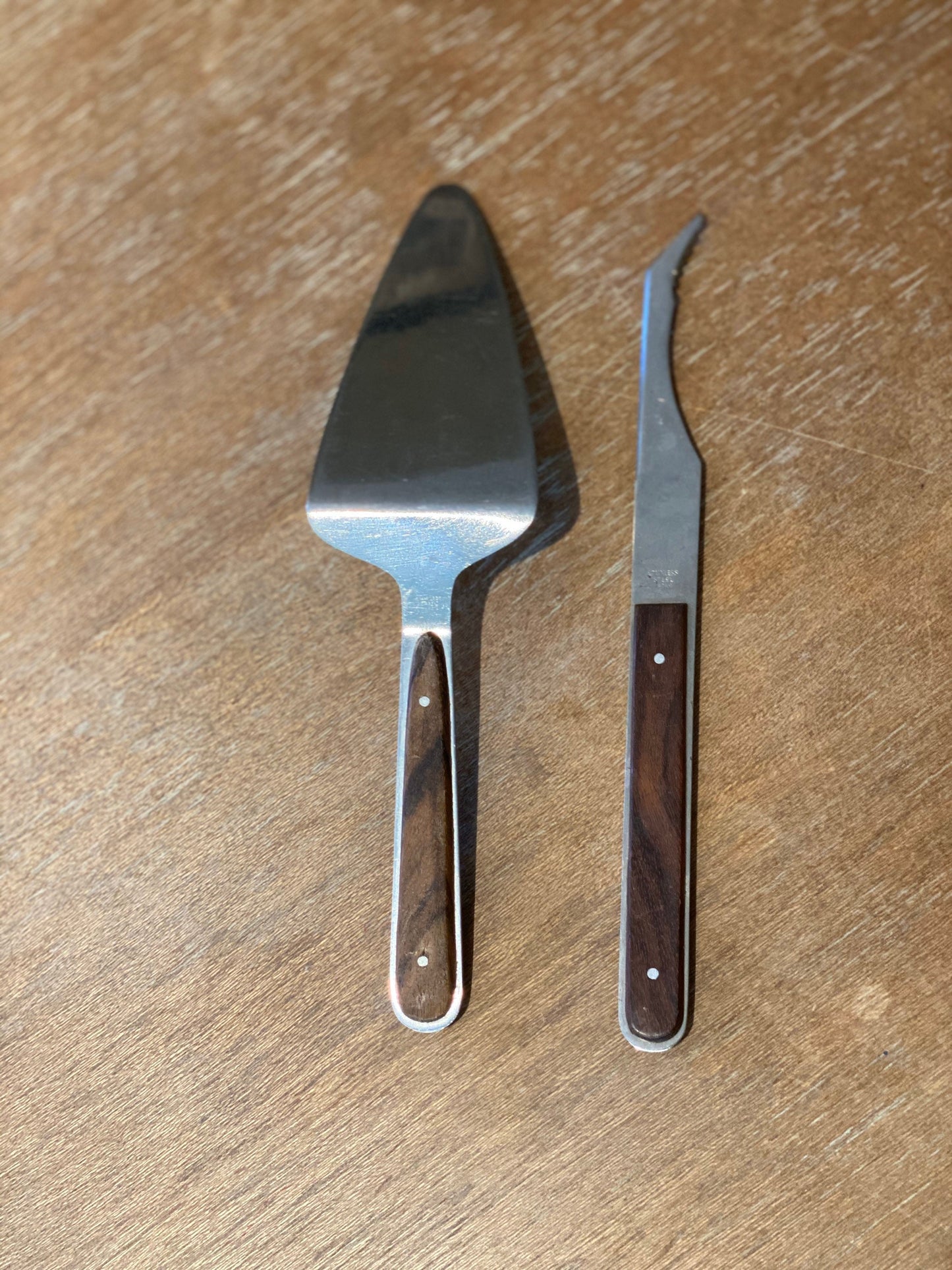 Vintage Stainless Steel Serveware