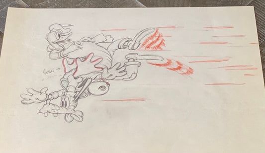 Walt Disney Moose Hunters Production Art 1937