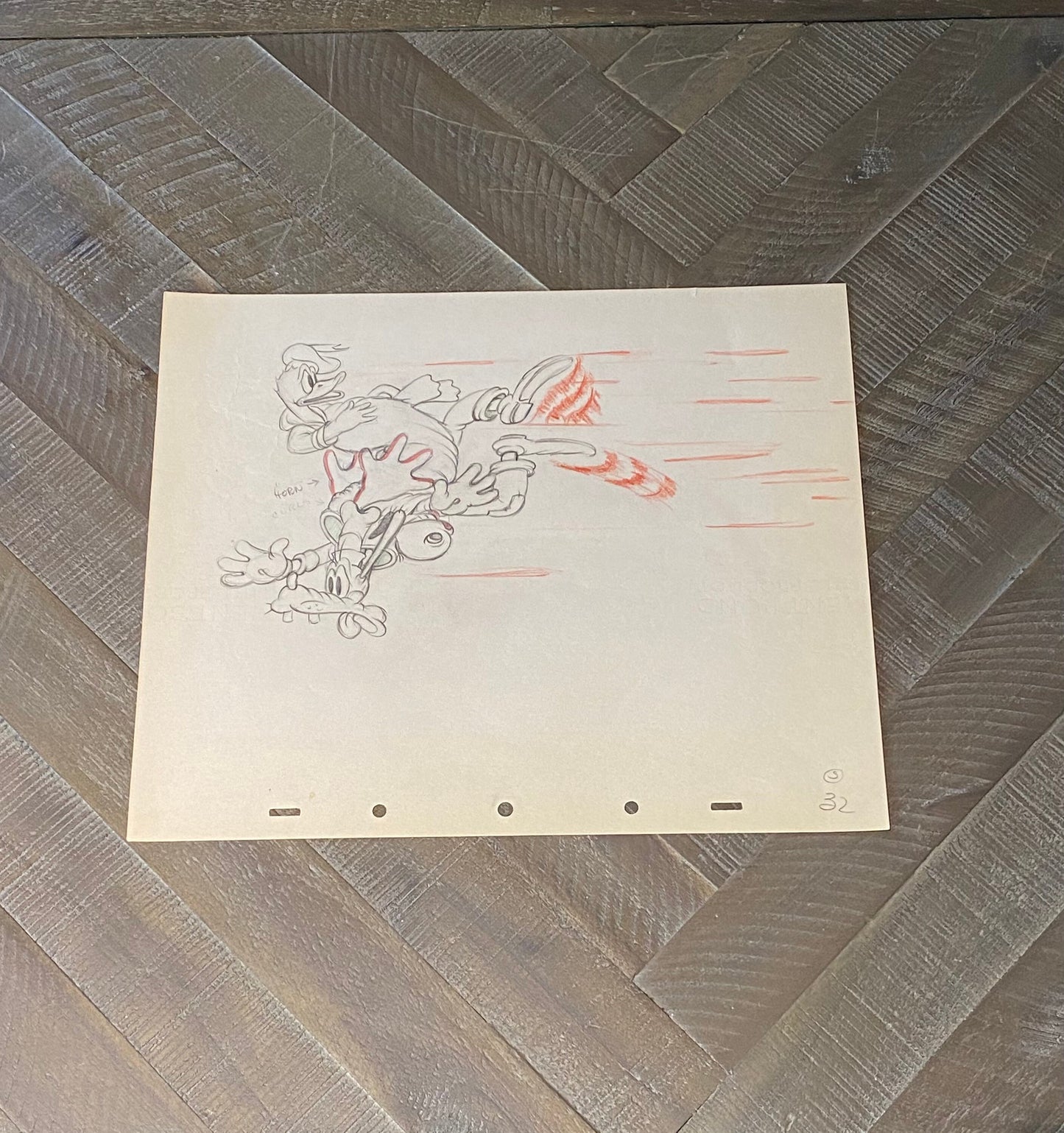 Walt Disney Moose Hunters Production Art 1937