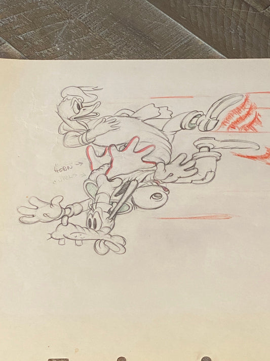 Walt Disney Moose Hunters Production Art 1937