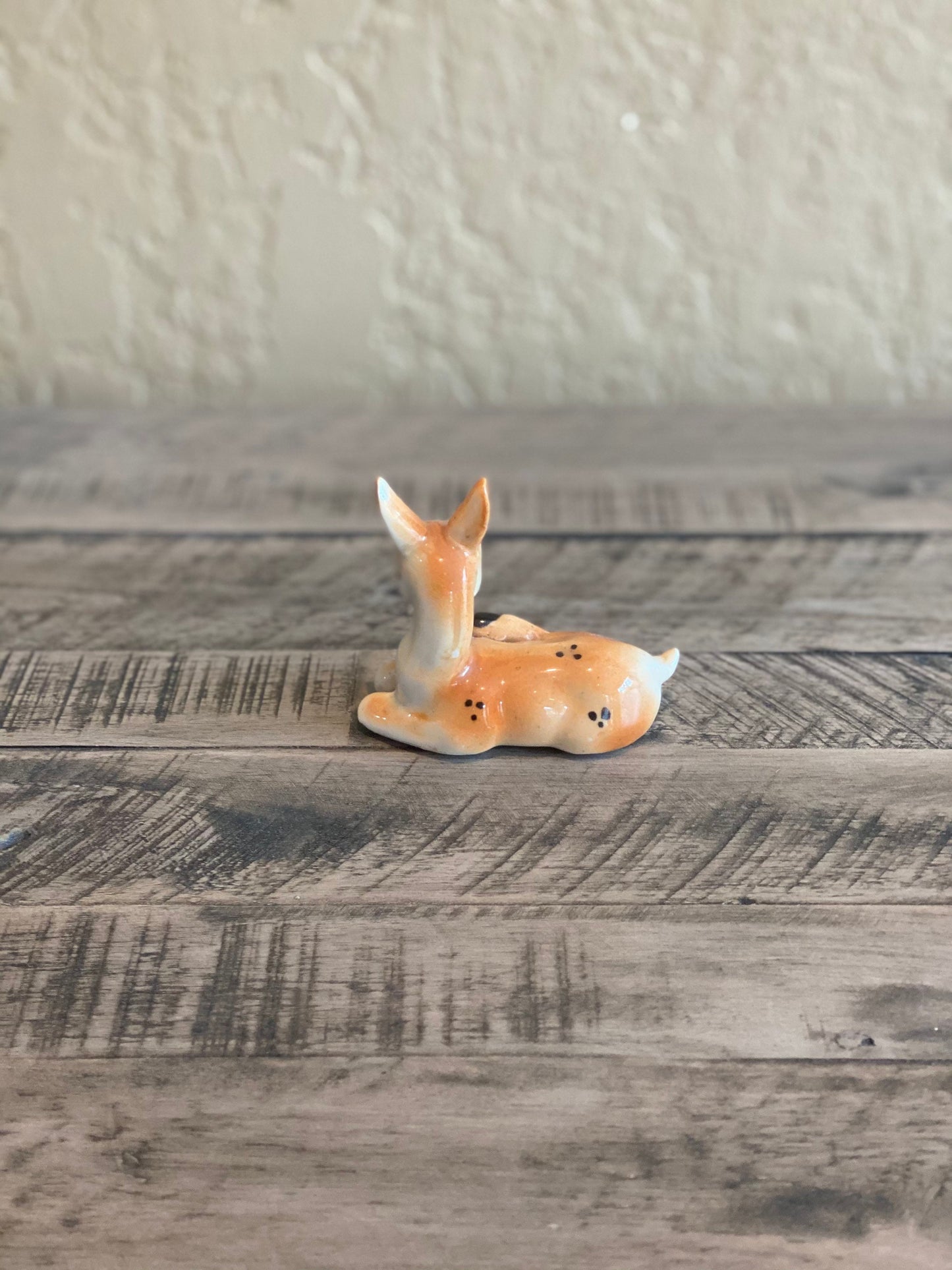 Vintage Ceramic Deer Figurine Collectable Doe Small Statue