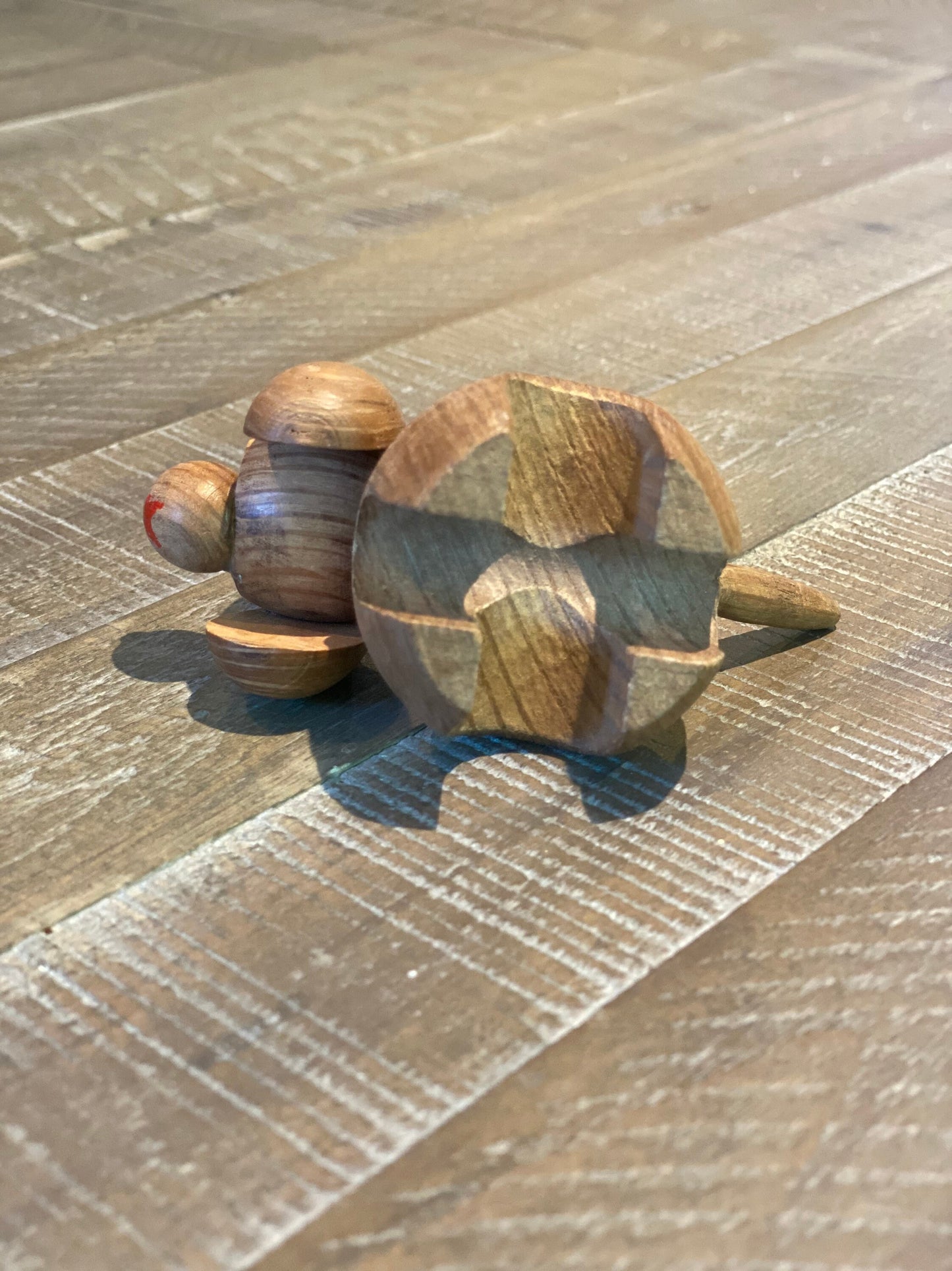 Vintage Wooden Dog Mid Modern Puppy Figurine