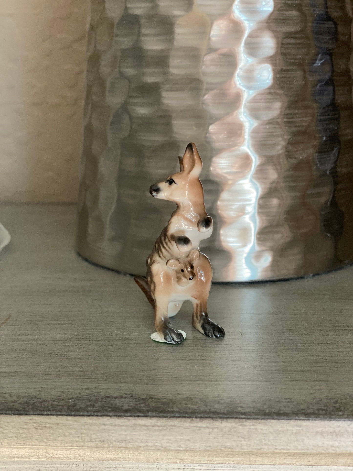 Vintage Bone China Kangaroo Figurine