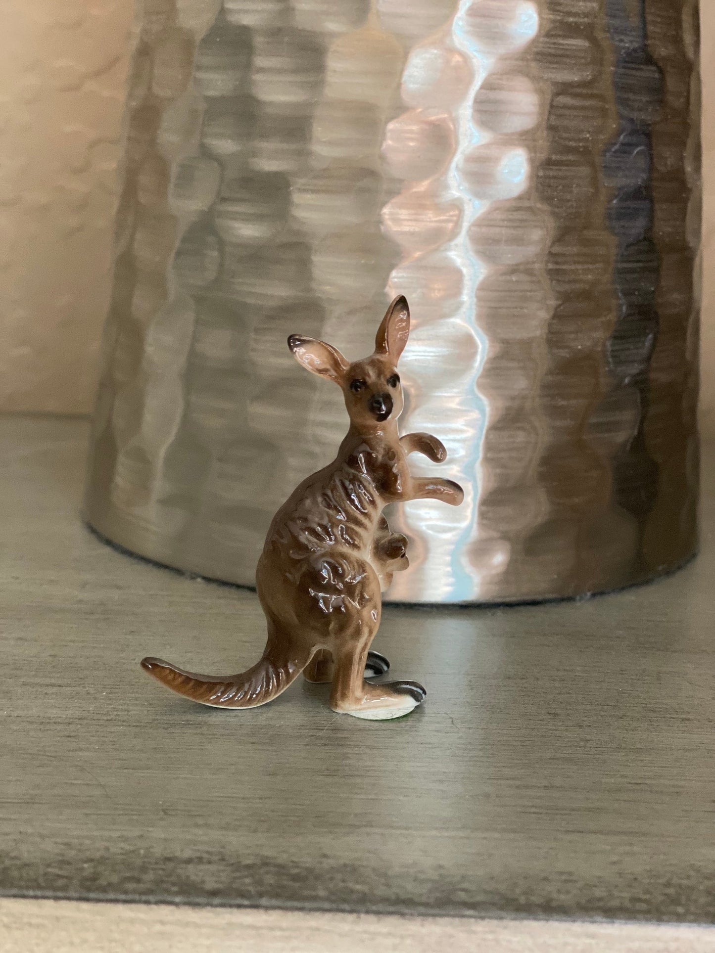 Vintage Bone China Kangaroo Figurine