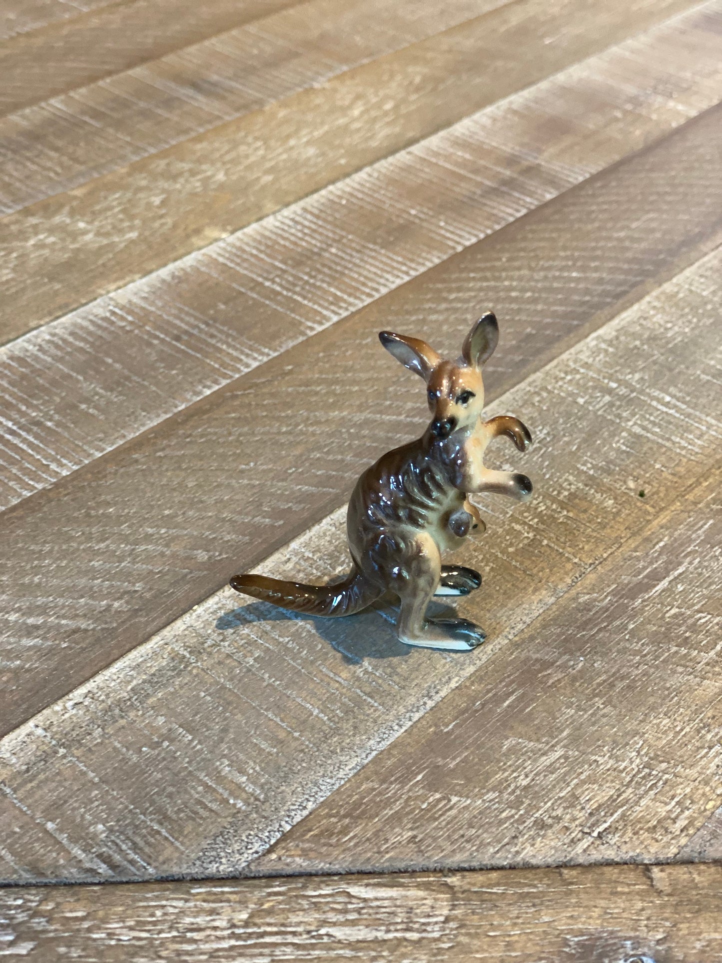 Vintage Bone China Kangaroo Figurine