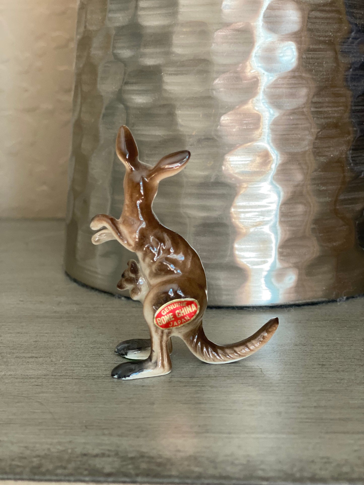 Vintage Bone China Kangaroo Figurine
