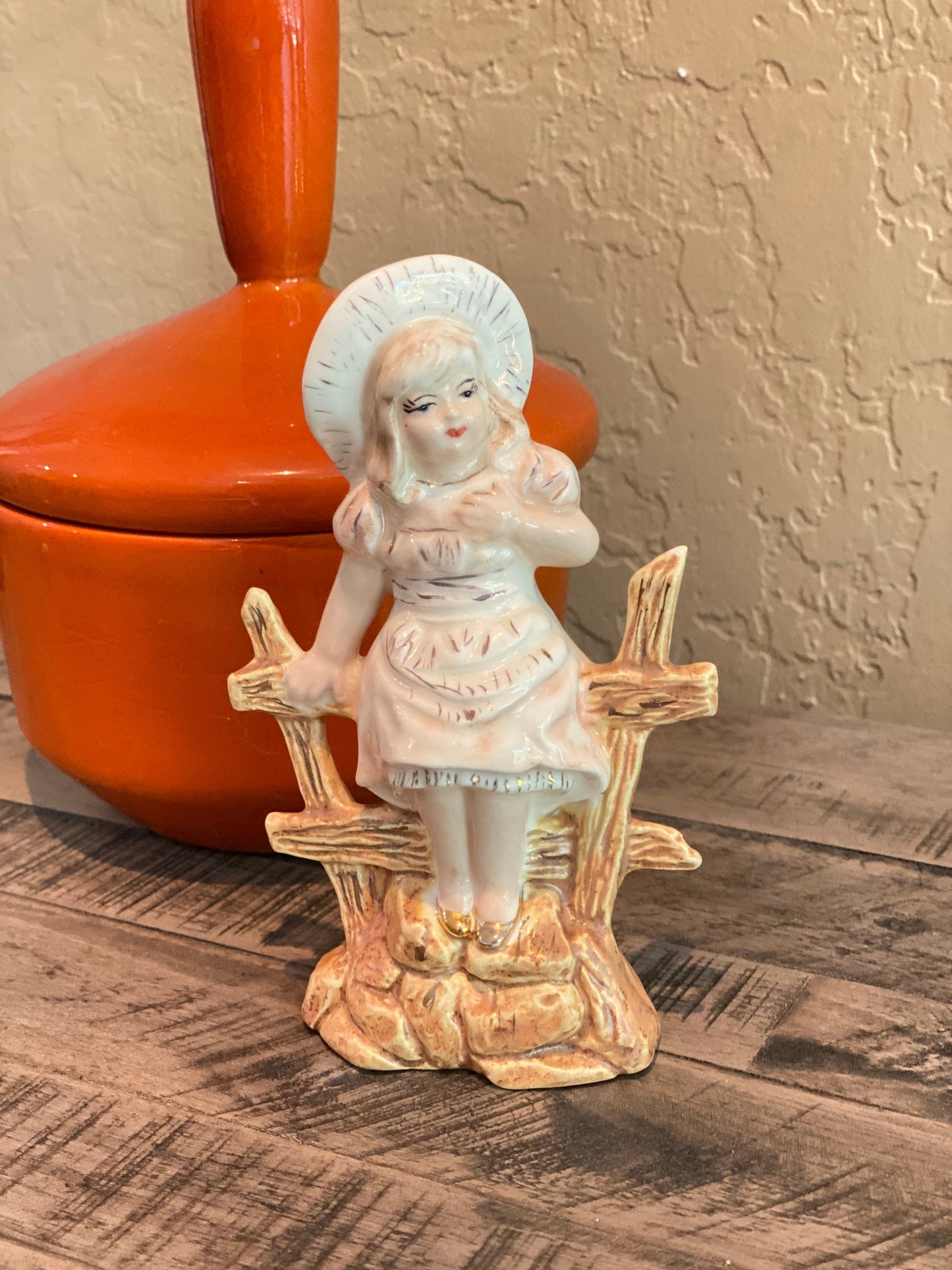 Vintage Lady Figurine Cowgirl Figurine