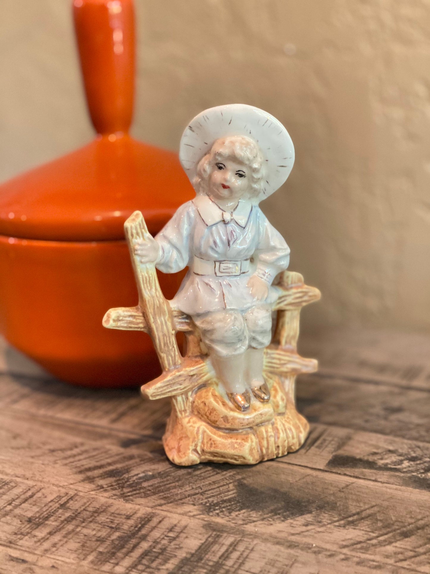 Vintage Lady Figurine Cowgirl Figurine