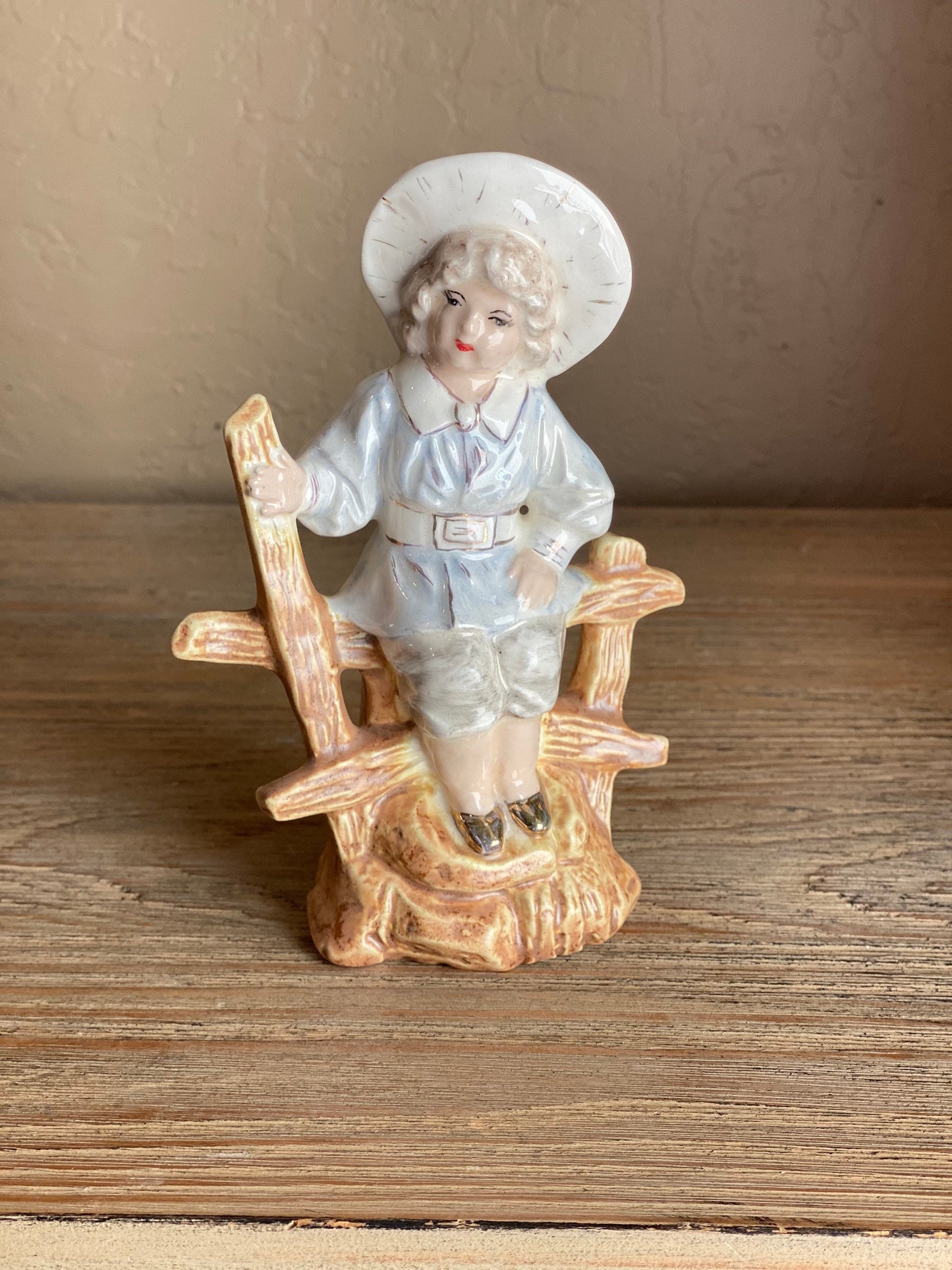 Vintage Lady Figurine Cowgirl Figurine