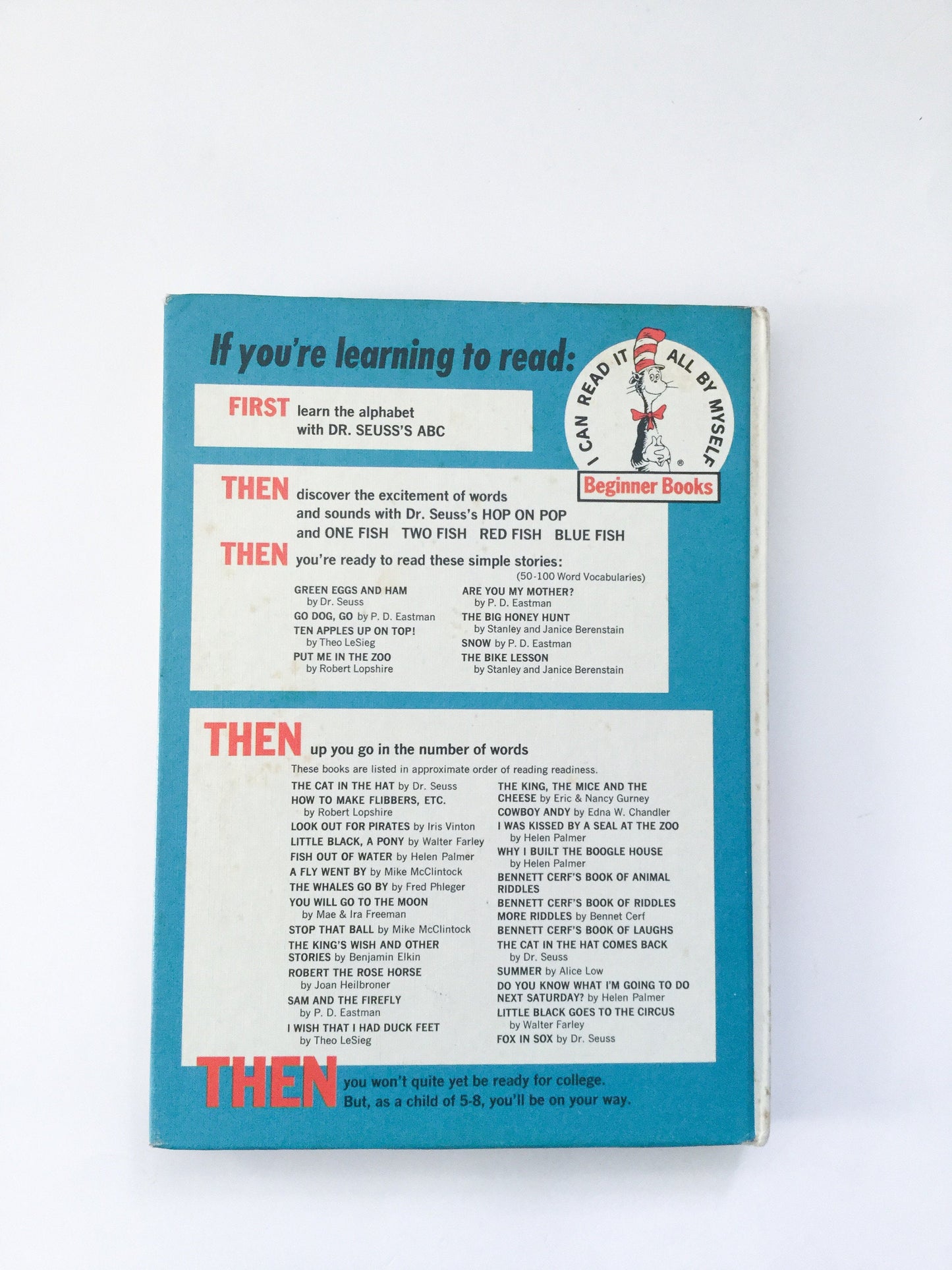 Dr. Seuss The Cat in The Hat Beginner Book Dictionary