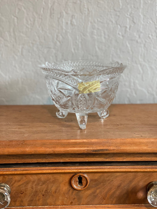 Vintage Crystal Anna Hutte Echtbleikristall 24% Lead Crystal Bowl