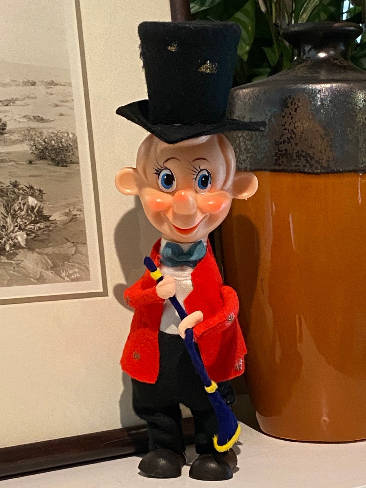 Vintage Caroling Stuffed Doll Noel Japan Doll