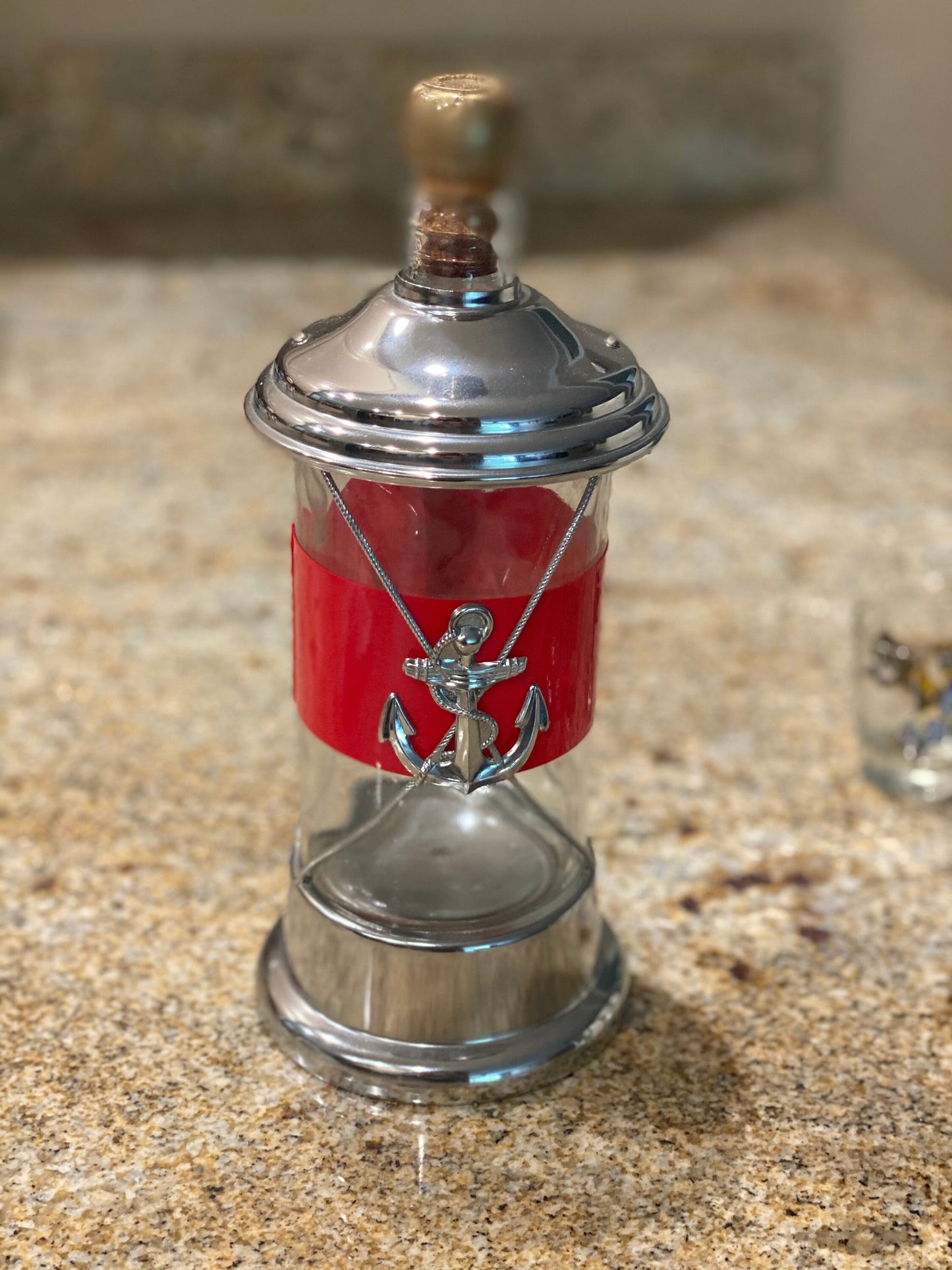 Vintage Musical Anchor Nautical Decor Glass Decanter How Dry I Am