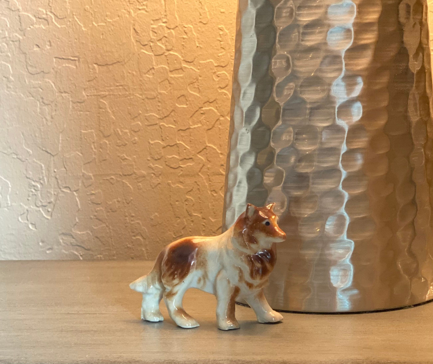 Vintage Dog Laddie Collie Figurine Dog Figurine