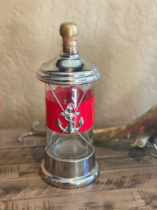 Vintage Musical Anchor Nautical Decor Glass Decanter How Dry I Am