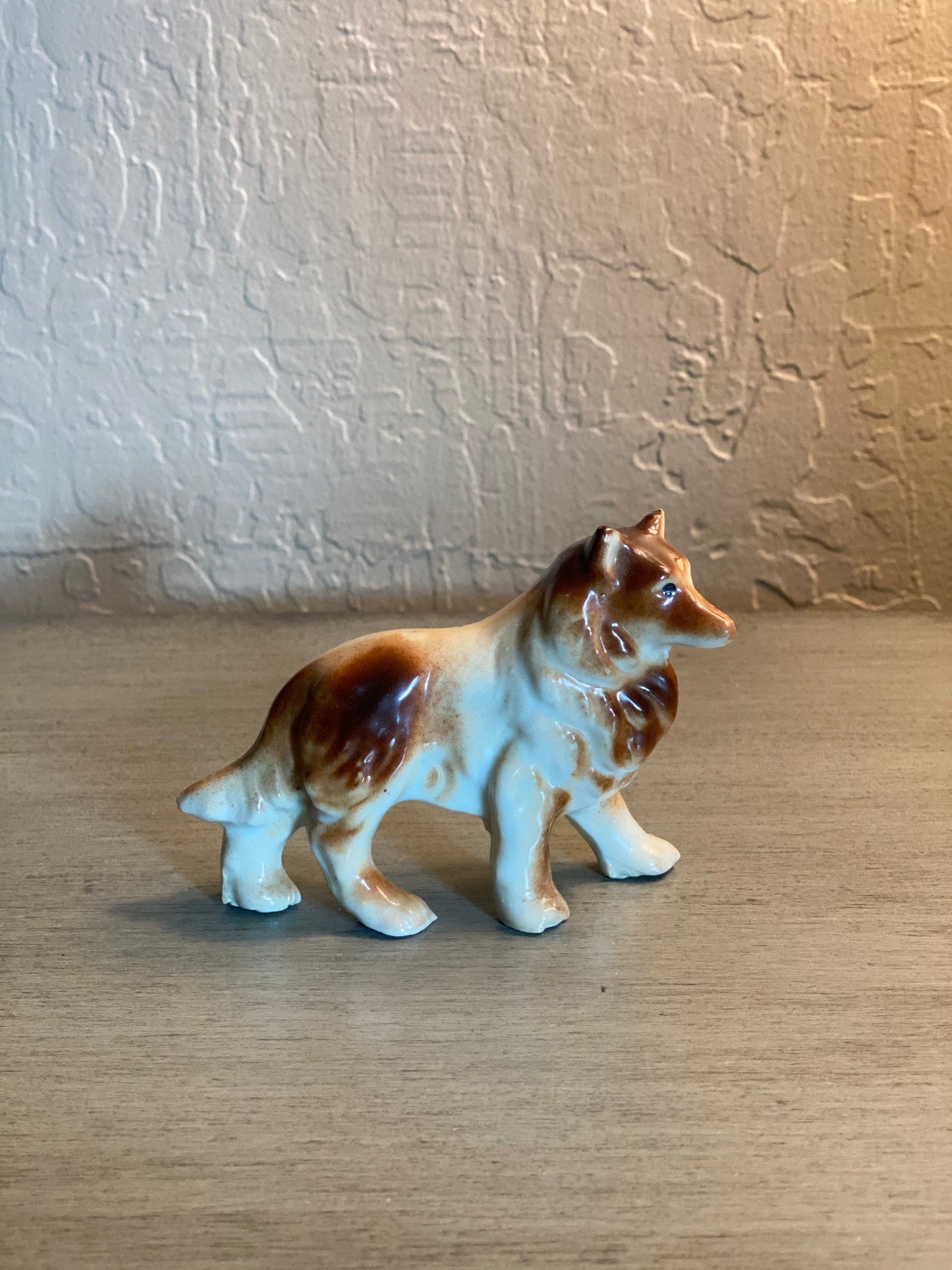 Vintage Dog Laddie Collie Figurine Dog Figurine