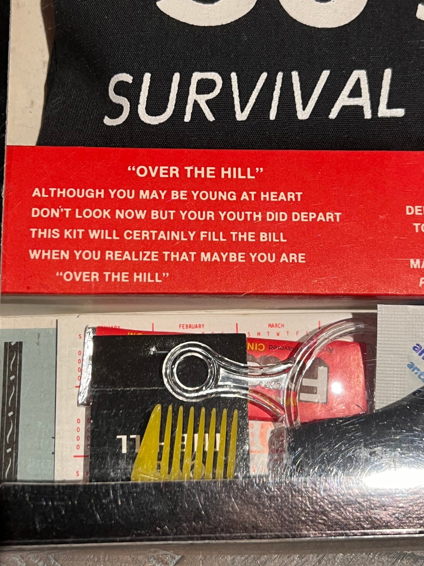 Vintage Over The Hill Kit Novelty Birthday Present Funny Gag Gift