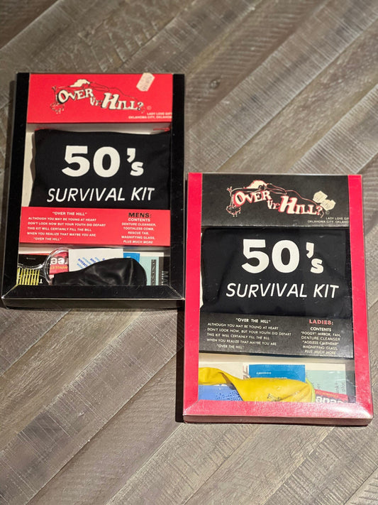 Vintage Over The Hill Kit Novelty Birthday Present Funny Gag Gift