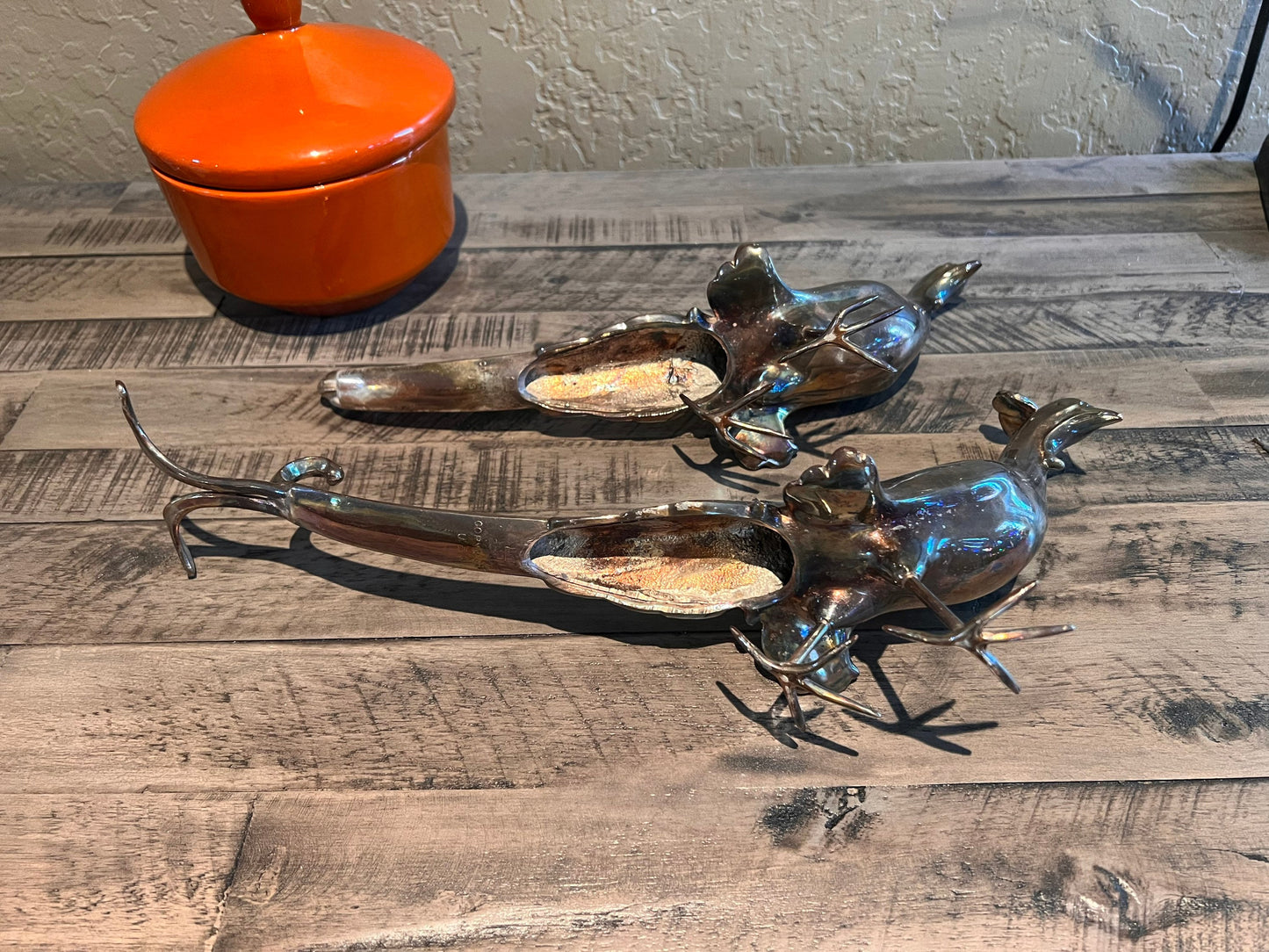 Vintage Weidlach Bros Sterling Silver Pheasants