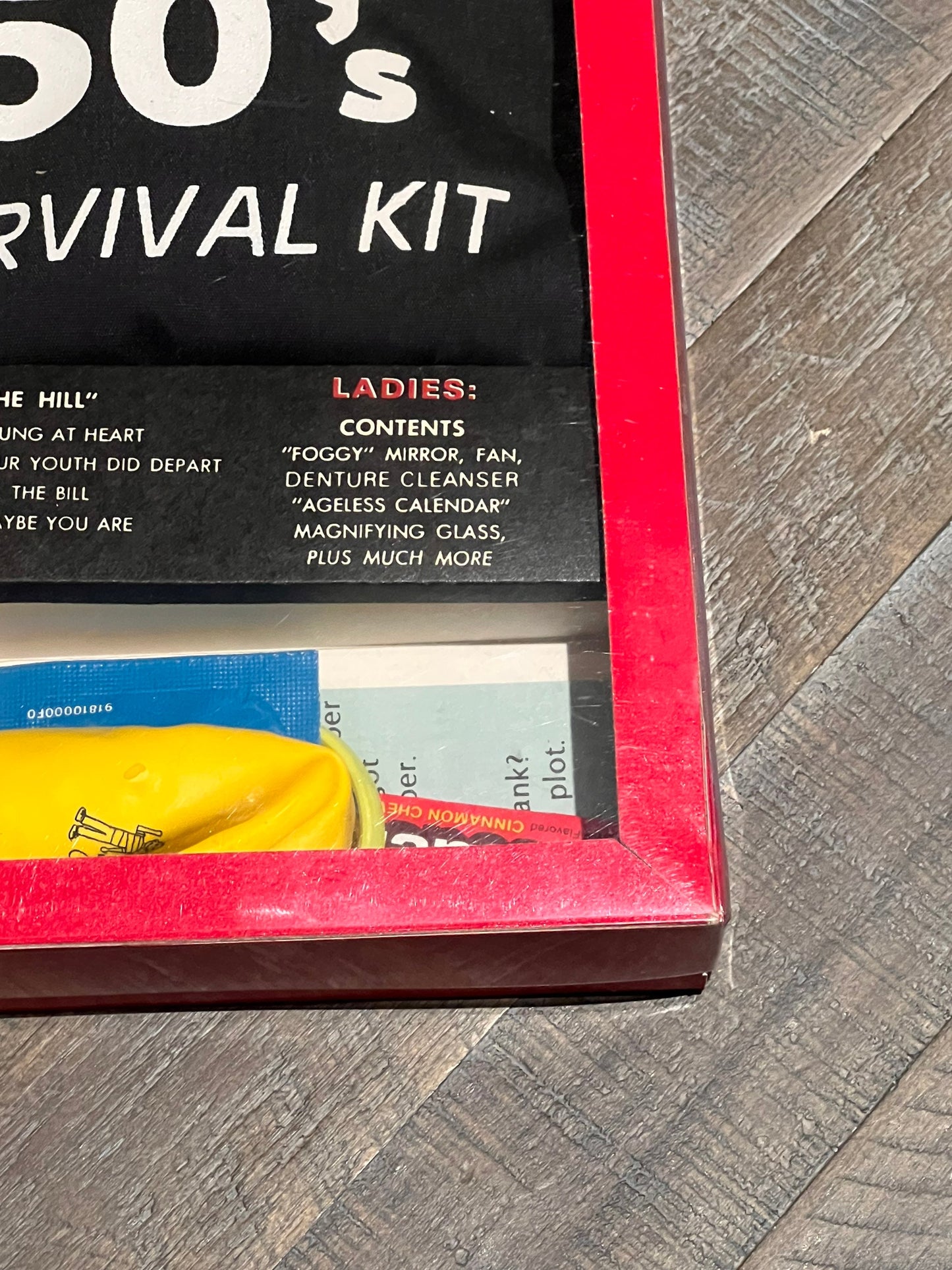 Vintage Over The Hill Kit Novelty Birthday Present Funny Gag Gift