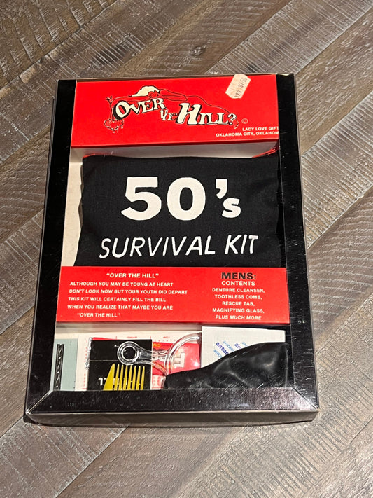 Vintage Over The Hill Kit Novelty Birthday Present Funny Gag Gift