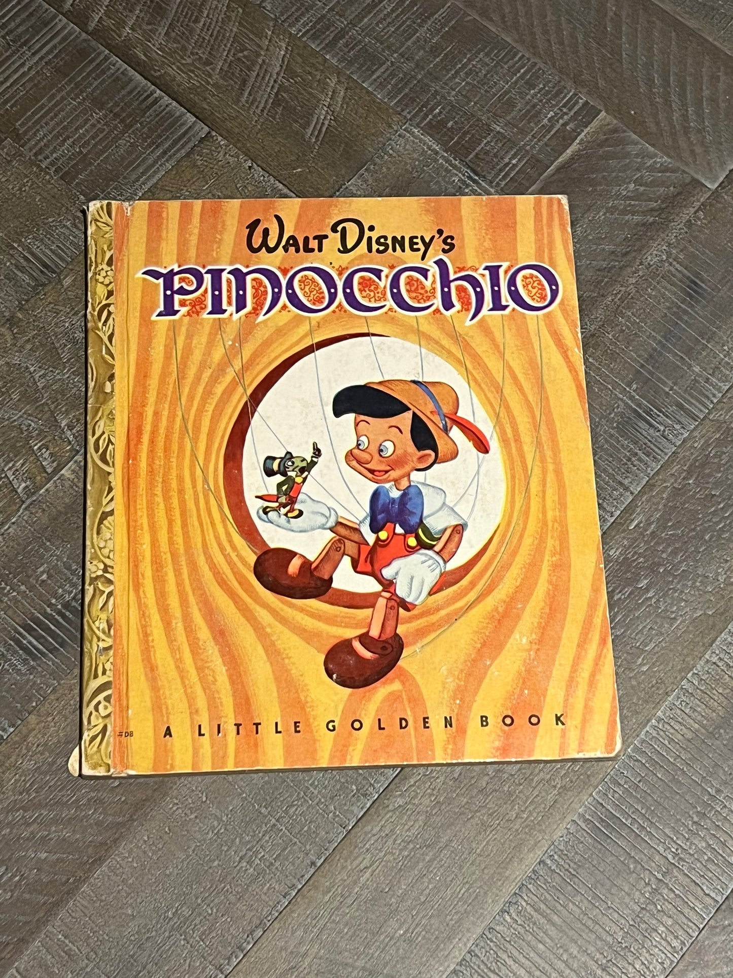 Walt Disney Pinocchio Little Golden Book 1949