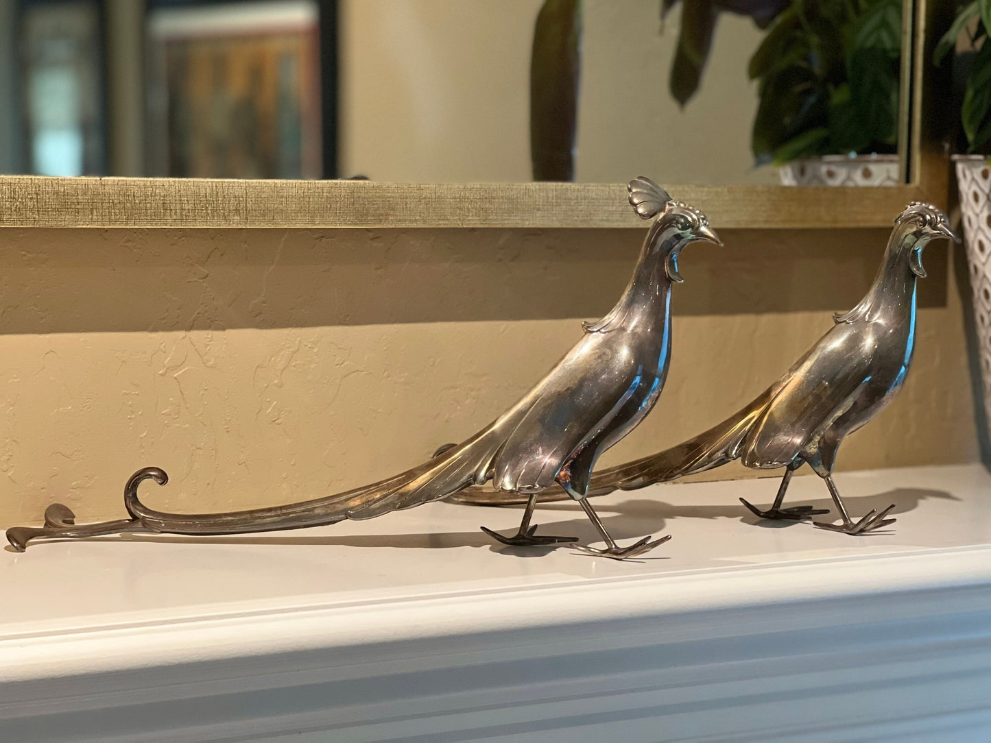 Vintage Weidlach Bros Sterling Silver Pheasants