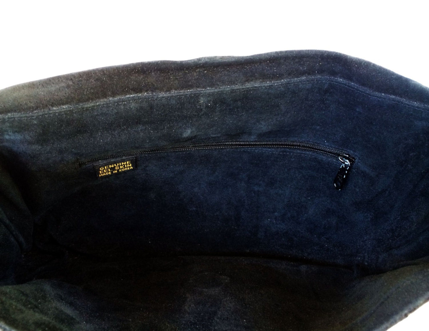 Black Eel Skin Handbag Black Eelskin Clutch