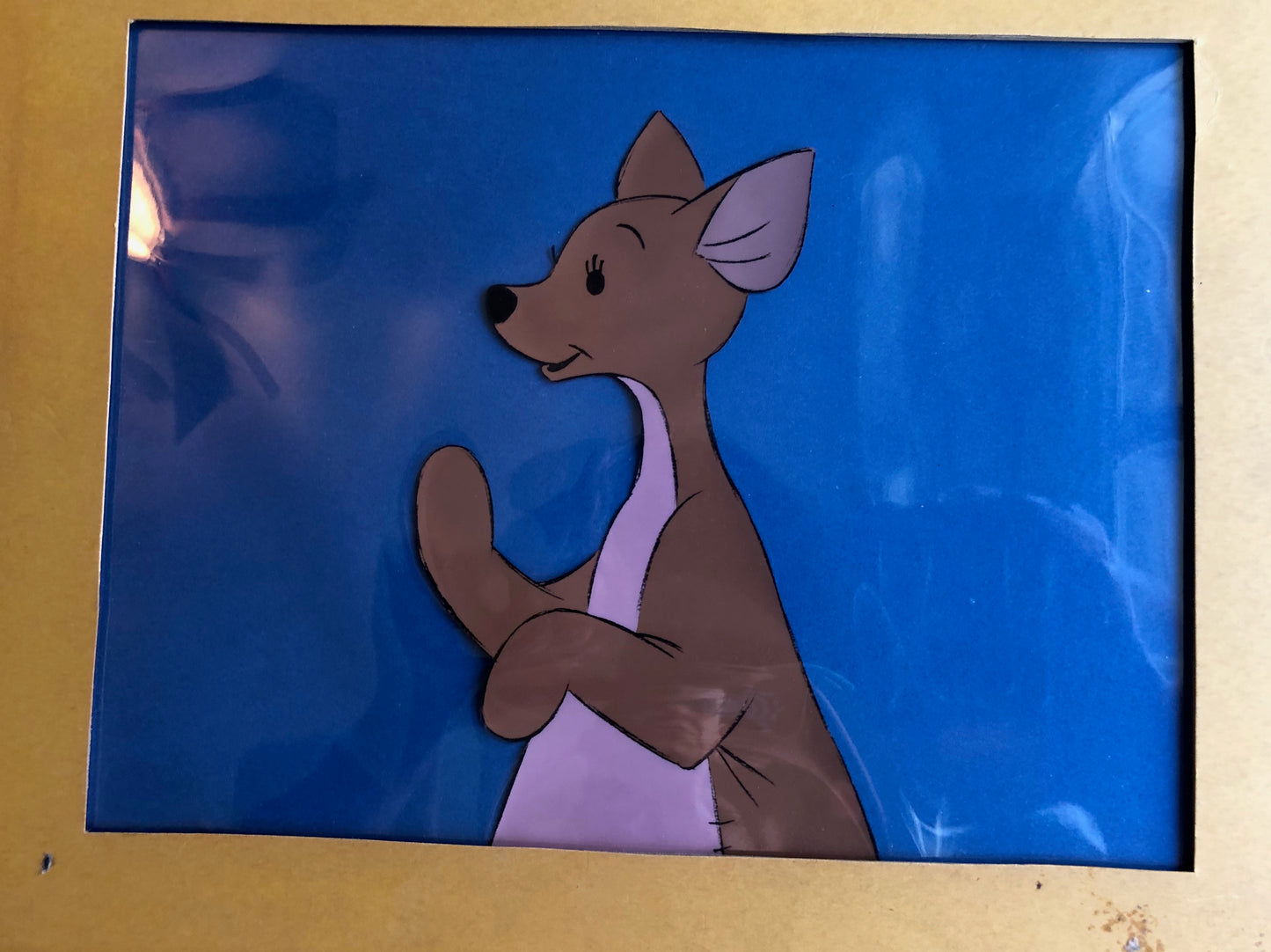 Walt Disney Winnie the Pooh and The Blustery Day Kanga Production Cel