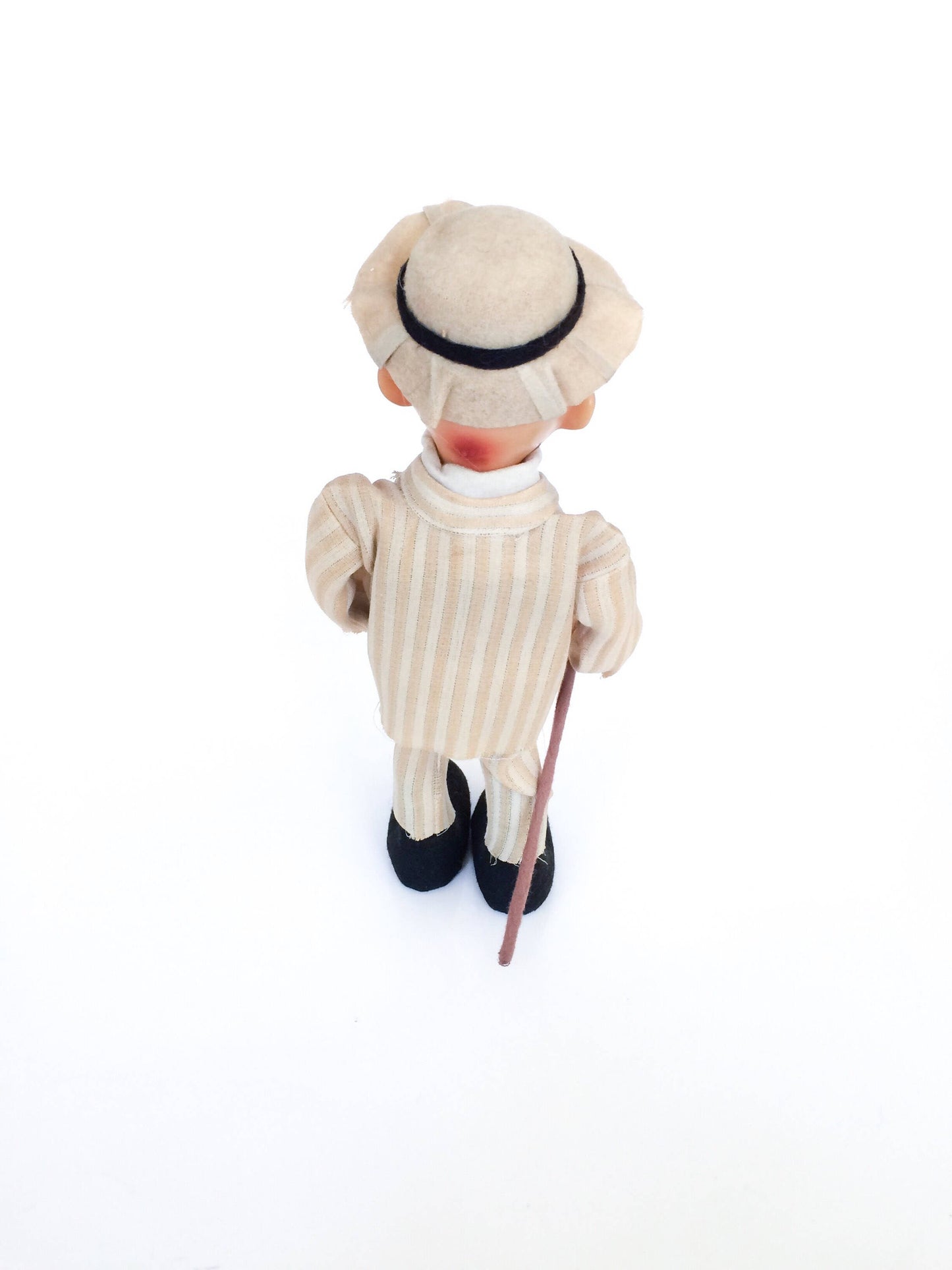 Vintage Japan SM Pose Doll World's Friend Poseable Man with Cane FREE SHIPPING