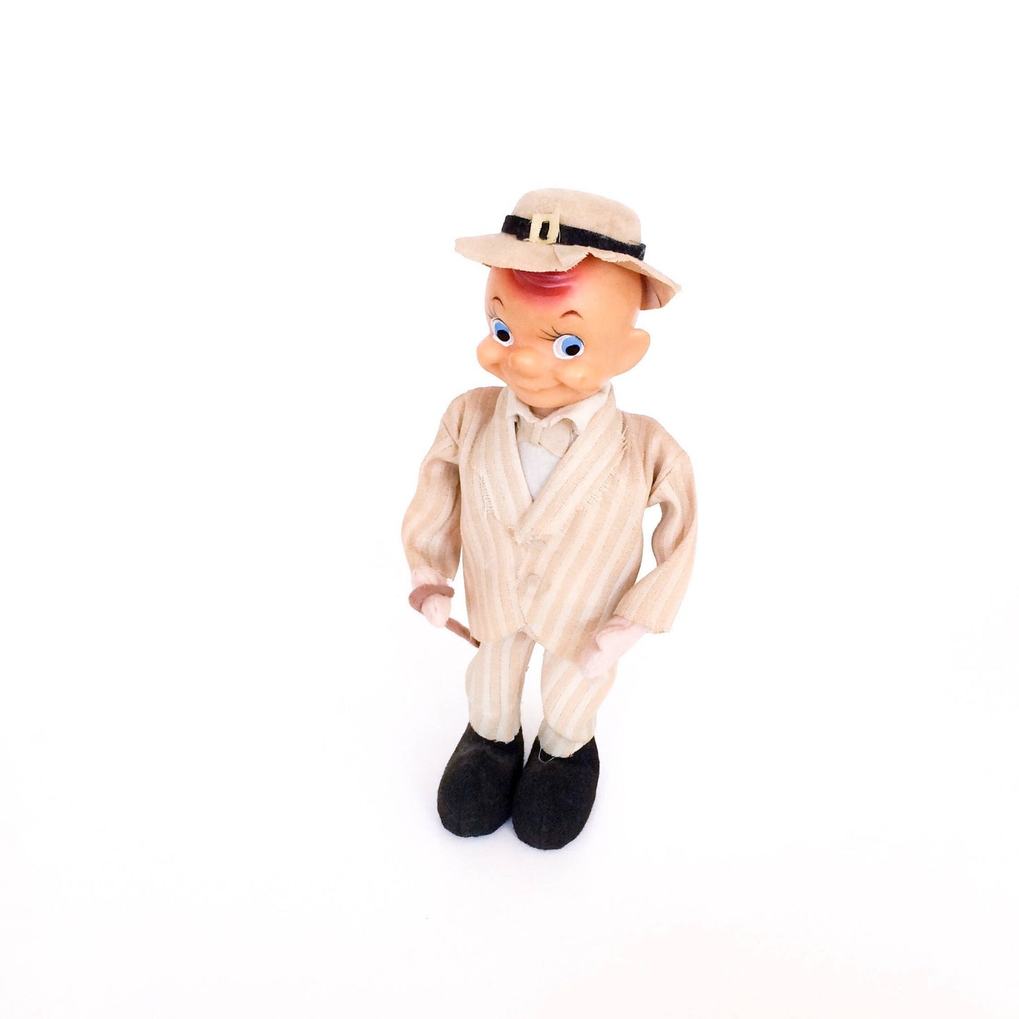 Vintage Japan SM Pose Doll World's Friend Poseable Man with Cane FREE SHIPPING