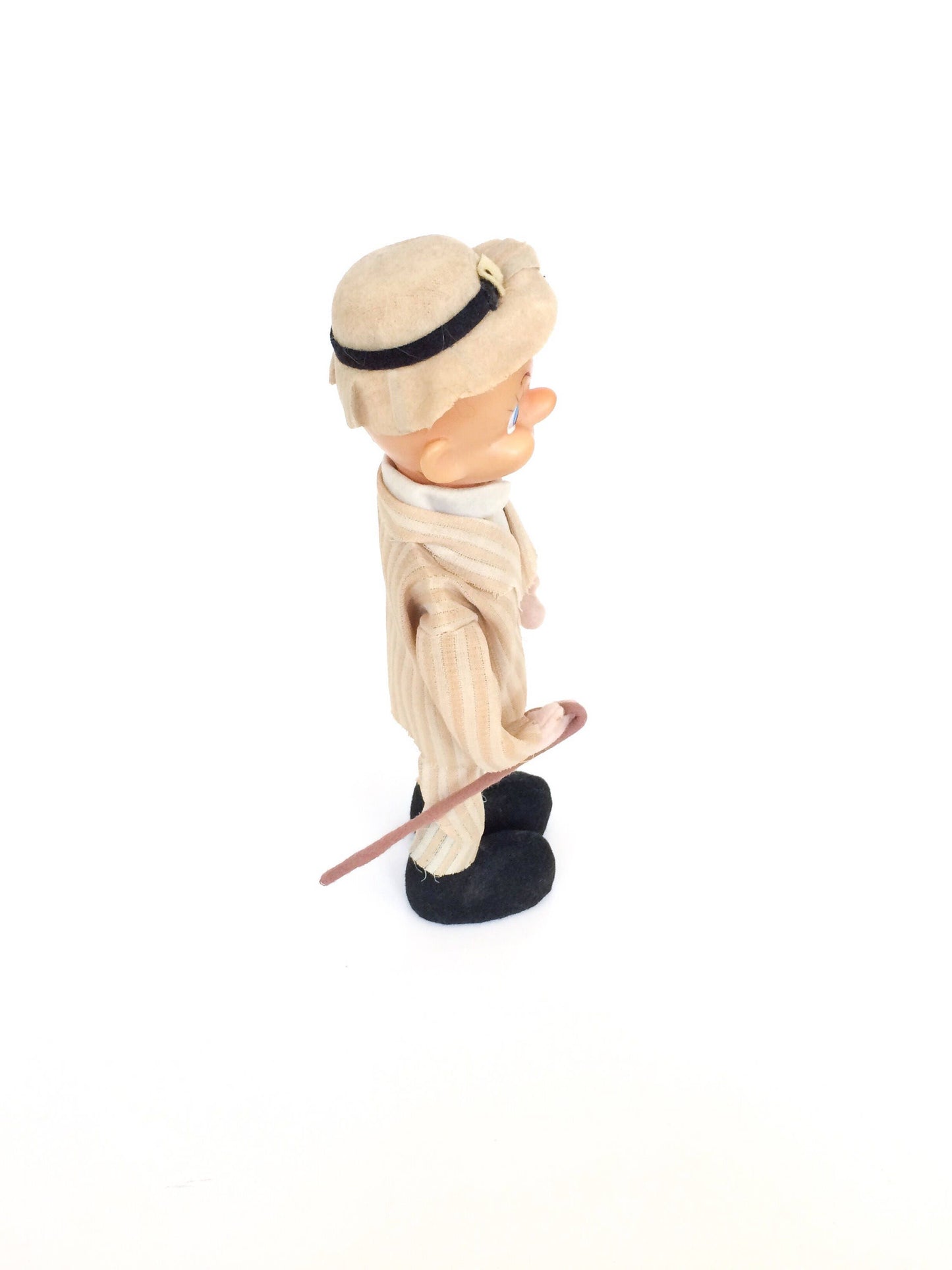 Vintage Japan SM Pose Doll World's Friend Poseable Man with Cane FREE SHIPPING