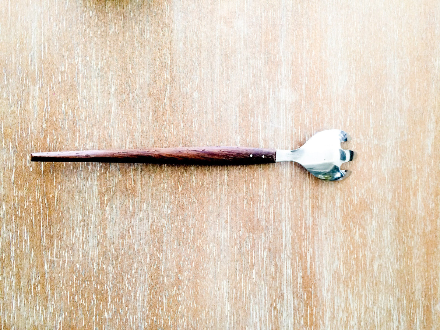 Mid Modern Danish Wood Serving Fork