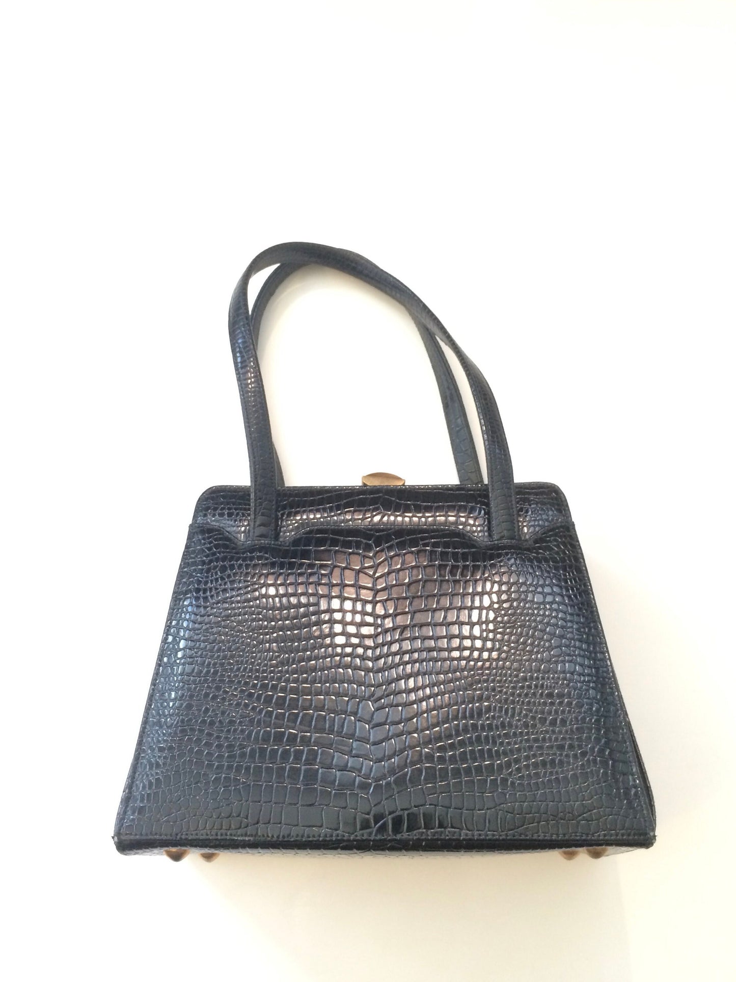 Vintage Black Saks Fifth Avenue Handbag