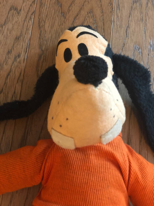 Vintage Walt Disney Productions Goofy Plush Stuffed Goofy Doll