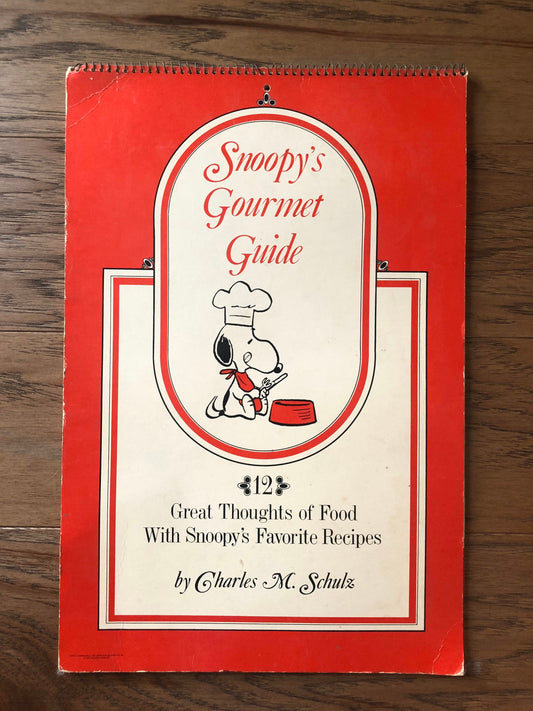 Vintage Snoopy’s Gourmet Guide by Charles M Schulz