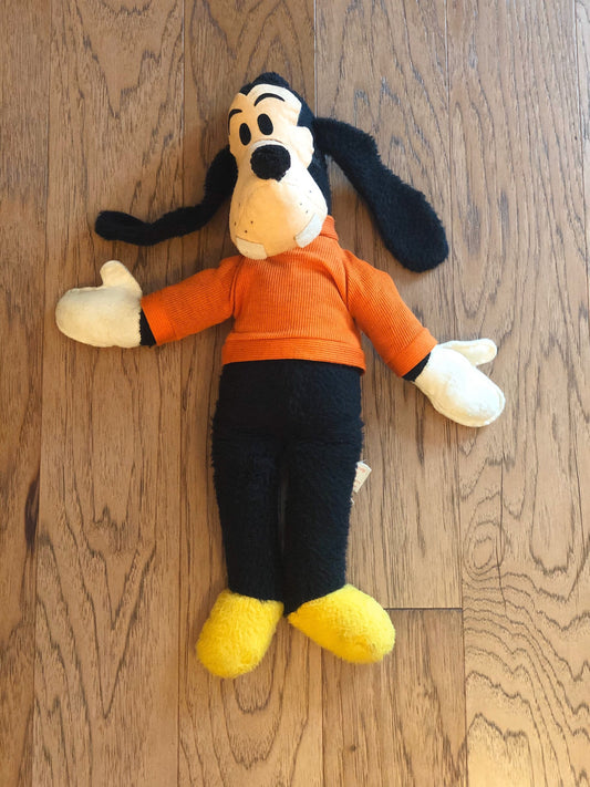 Vintage Walt Disney Productions Goofy Plush Stuffed Goofy Doll